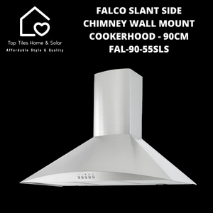 Falco Slant Side Chimney Wall Mount Cookerhood - 90cm FAL-90-55SLS