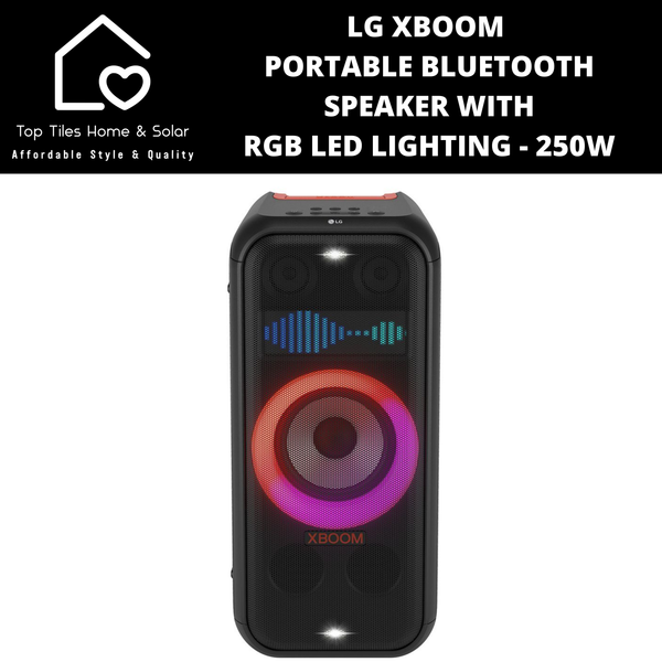 LG XBOOM Portable Bluetooth Speaker With RGB LED Lighting - 250W