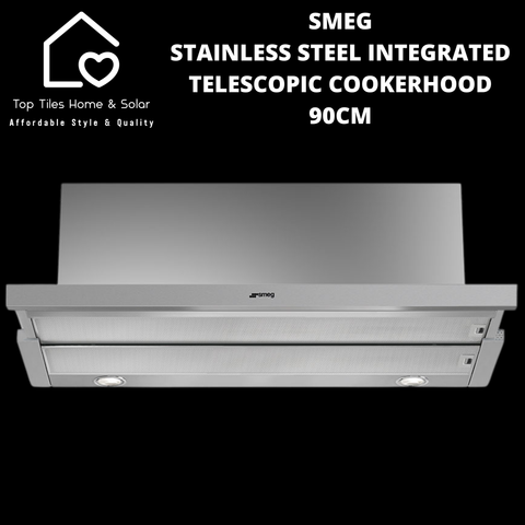 Smeg Stainless Steel Integrated Telescopic Cookerhood - 90cm