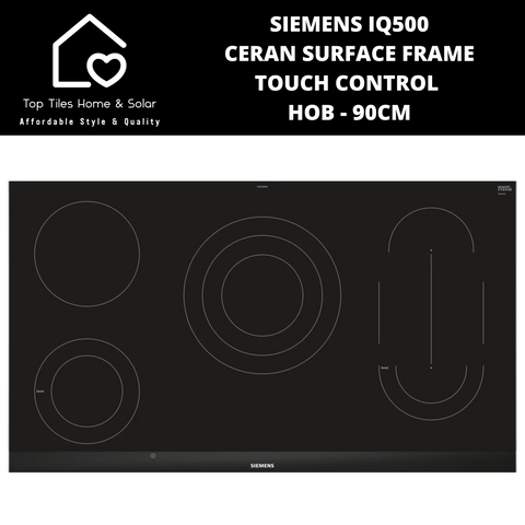 Siemens iQ500 - Ceran Surface Frame Touch Control Hob - 90cm