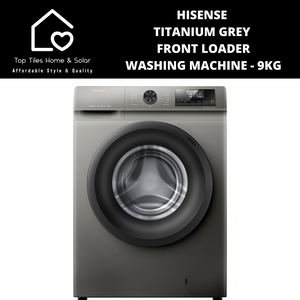 Hisense Titanium Grey Front Loader Washing Machine - 9kg