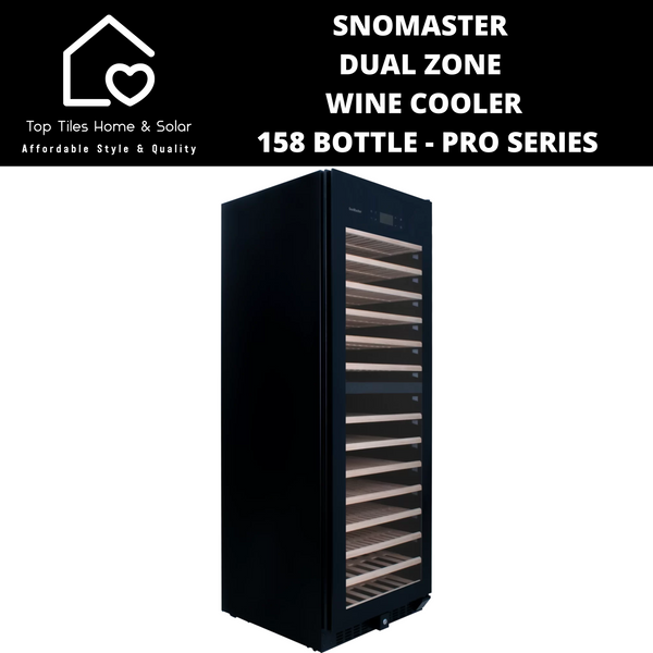 SnoMaster Dual Zone Wine Cooler - 158 Bottle Pro Series