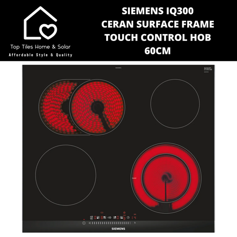 Siemens iQ300 - Ceran Surface Frame Touch Control Hob - 60cm