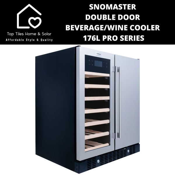 SnoMaster Double Door Beverage/Wine Cooler - 176L Pro Series