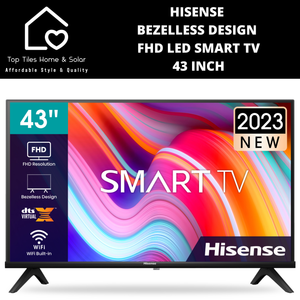 Hisense Bezelless Design FHD LED Smart TV - 43 Inch