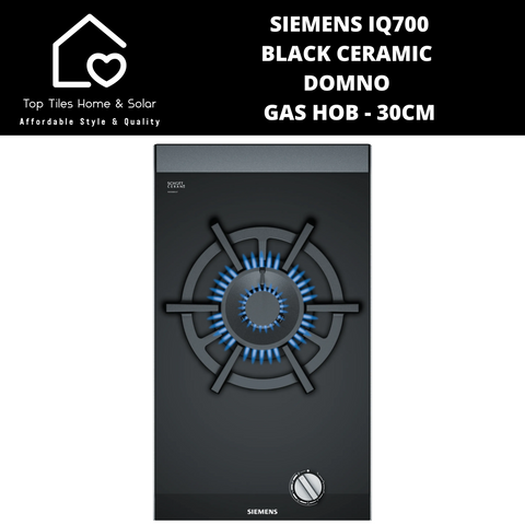 Siemens iQ700 - Black Ceramic Domno Gas Hob - 30cm