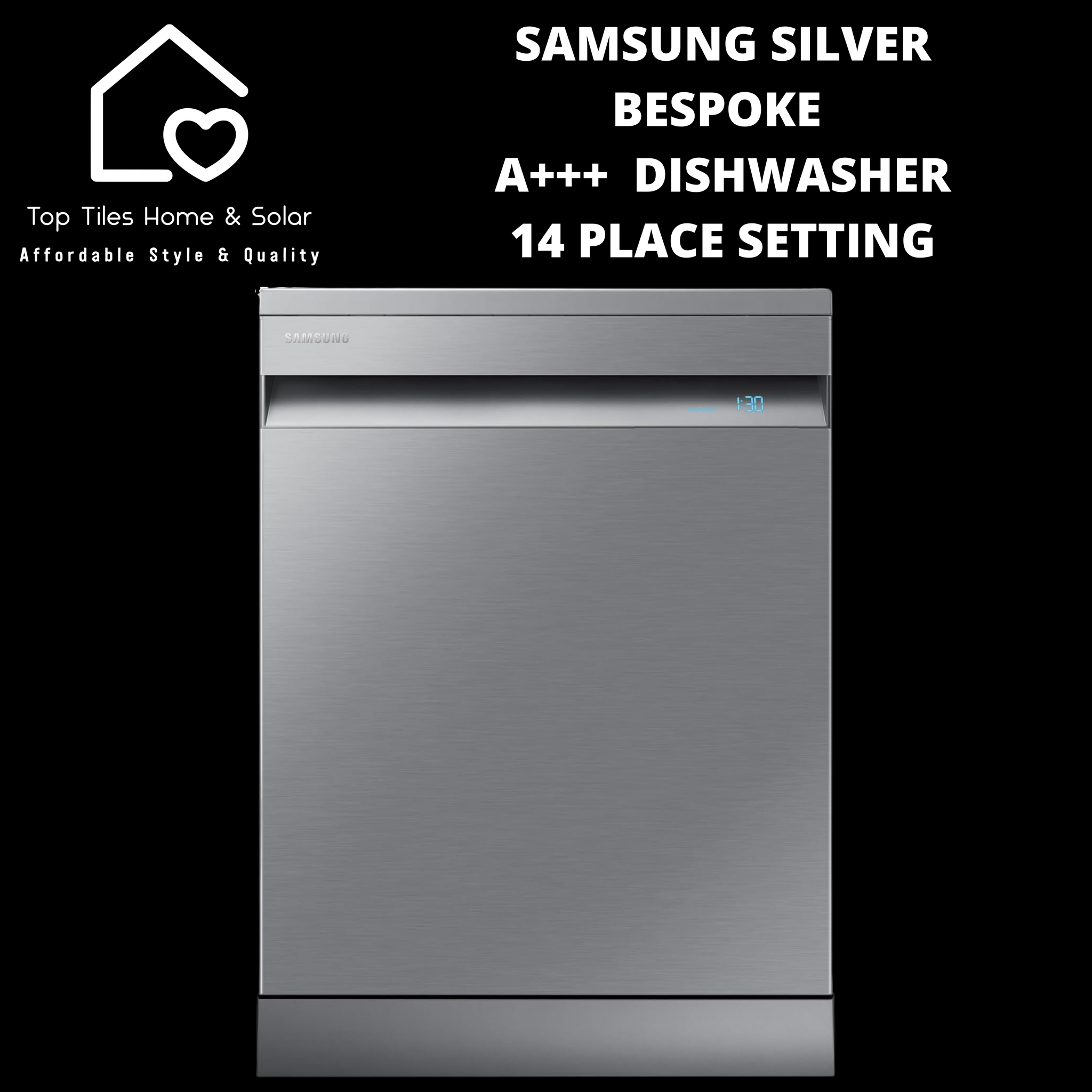 Samsung Silver Bespoke A+++  Dishwasher - 14 Place Setting