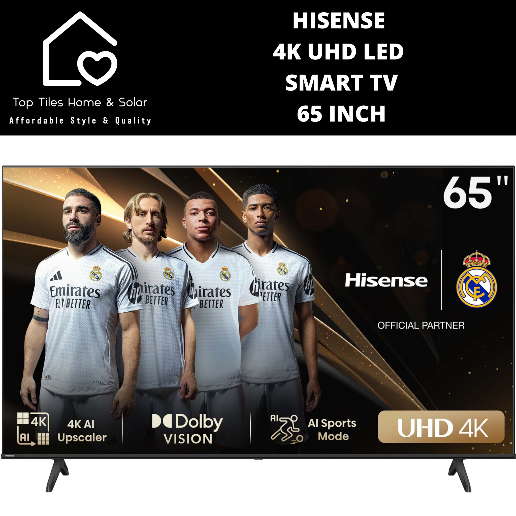 Hisense 4K UHD LED Smart TV - 65 Inch