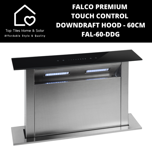 Falco Premium Touch Control Down draft Extractor - 60cm FAL-60-DDG