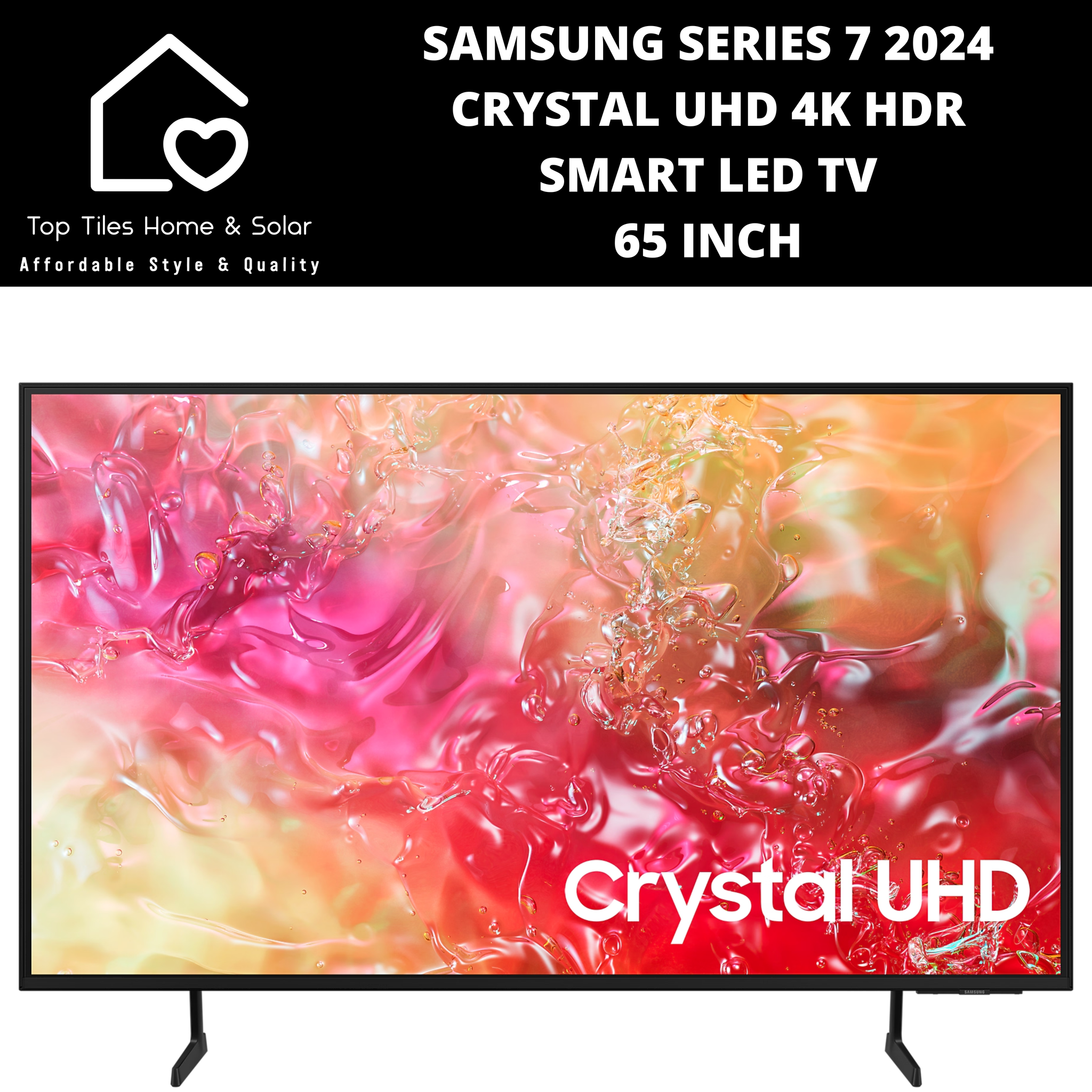 Samsung Series 7 2024 - Crystal UHD 4K HDR Smart LED TV - 65 Inch