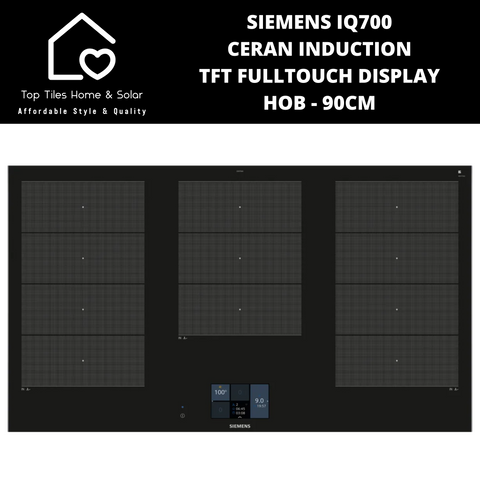 Siemens iQ700 - Ceran Induction TFT FullTouch Display Hob - 90cm