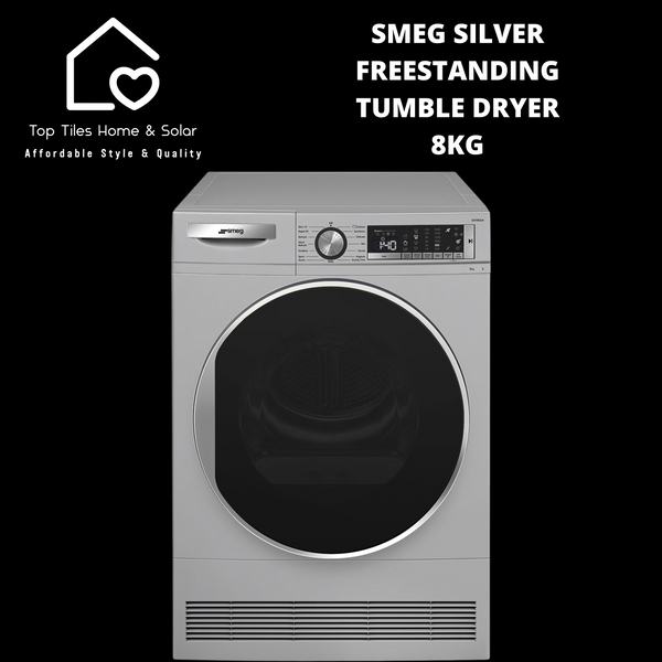 Smeg Silver Freestanding Tumble Dryer - 8kg