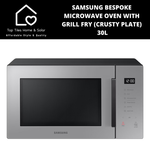 Samsung Bespoke Microwave Oven with Grill Fry (Crusty Plate) - 30L