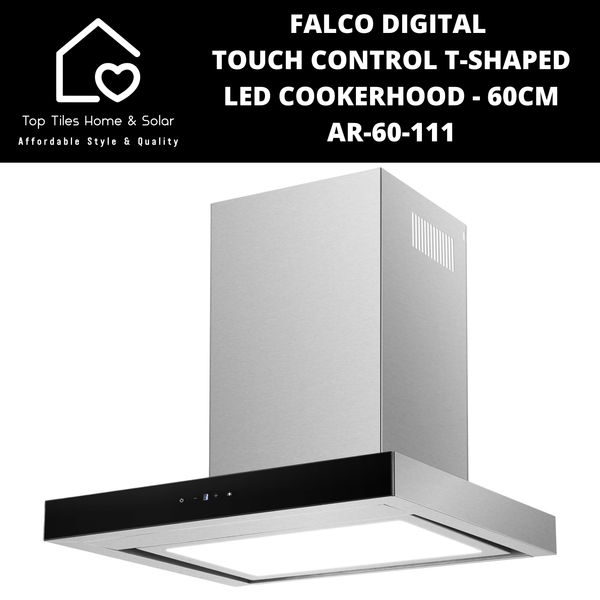 Falco Digital Touch Control T-Shaped LED Cookerhood - 60cm AR-60-111