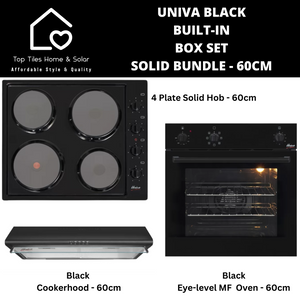 Univa Black Built-in Box Set - Solid Bundle 60cm