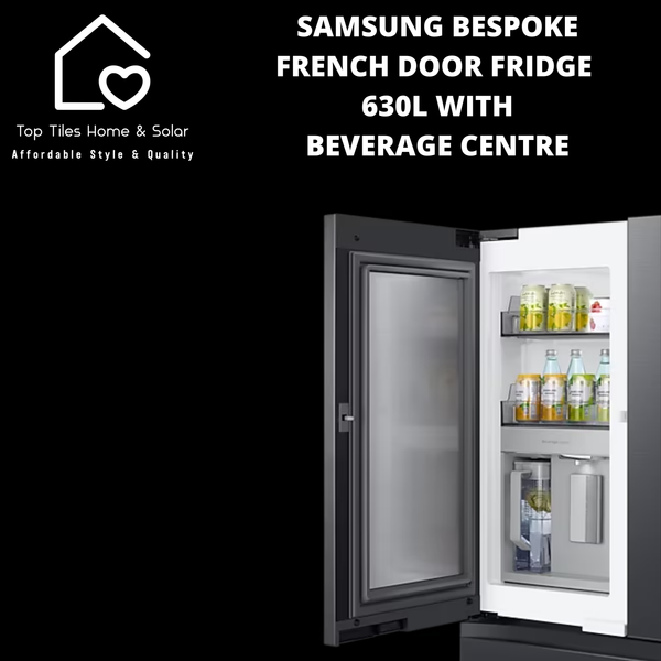 Samsung Bespoke French Door Fridge - 630L with Beverage Centre