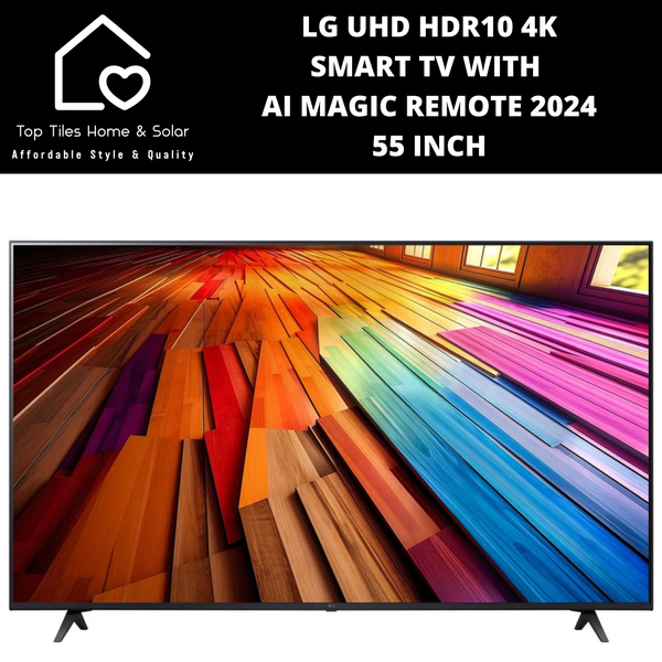 LG UHD HDR10 4K Smart TV with AI Magic Remote 2024 - 55 Inch