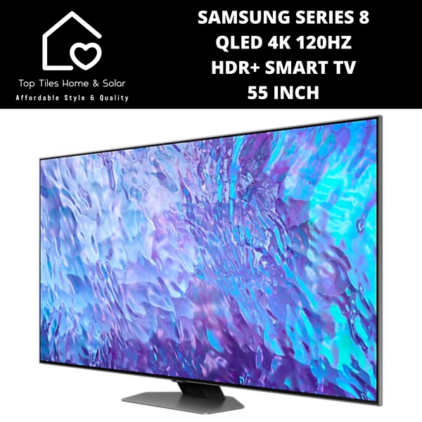 Samsung Series 8 QLED 4k 120Hz HDR+ Smart TV 55 Inch