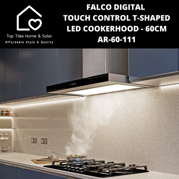 Falco Digital Touch Control T-Shaped LED Cookerhood - 60cm AR-60-111