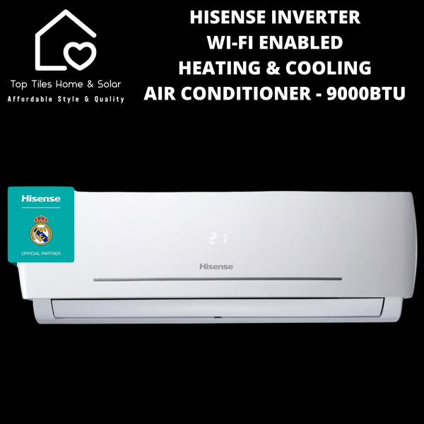 Hisense Inverter Wi-Fi Enabled Heating & Cooling Air Conditioner - 9000BTU