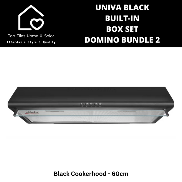 Univa Black Built-in Box Set - Domino Bundle 2