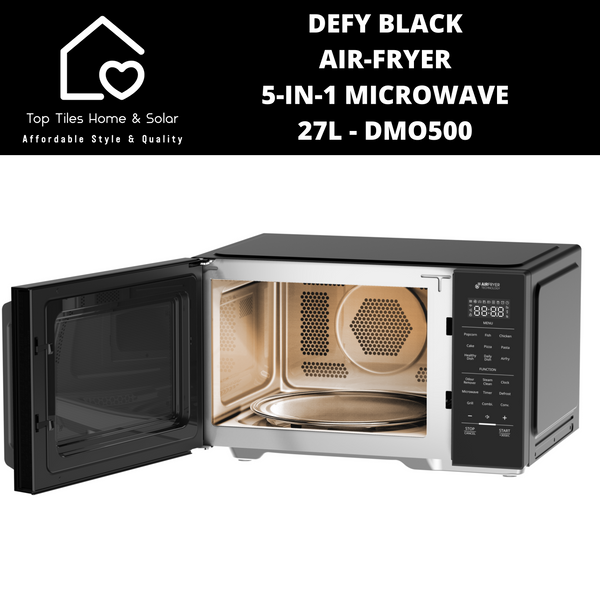 Defy Black Air-Fryer 5-IN-1 Microwave Oven - 27L DMO500