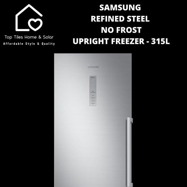 Samsung Refined Steel No Frost Upright Freezer - 315L