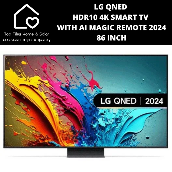 LG QNED HDR10 4K Smart TV with AI Magic Remote 2024 - 86 Inch