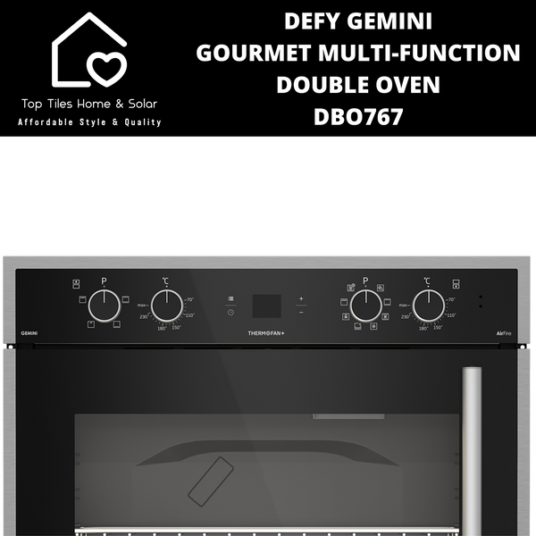 Defy Gemini Gourmet Multi-Function Double Oven - DBO767