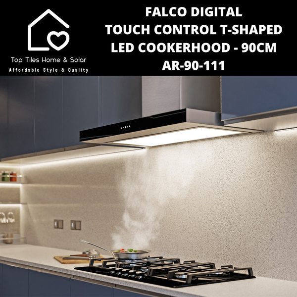 Falco Digital Touch Control T-Shaped LED Cookerhood - 90cm AR-90-111