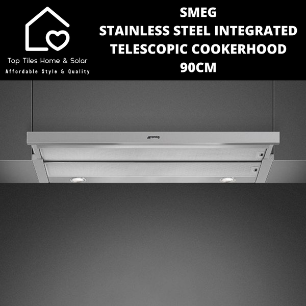 Smeg Stainless Steel Integrated Telescopic Cookerhood - 90cm