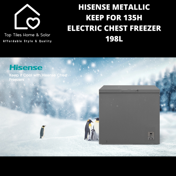 Hisense Metallic Keep For 135H Electric Chest Freezer - 198L