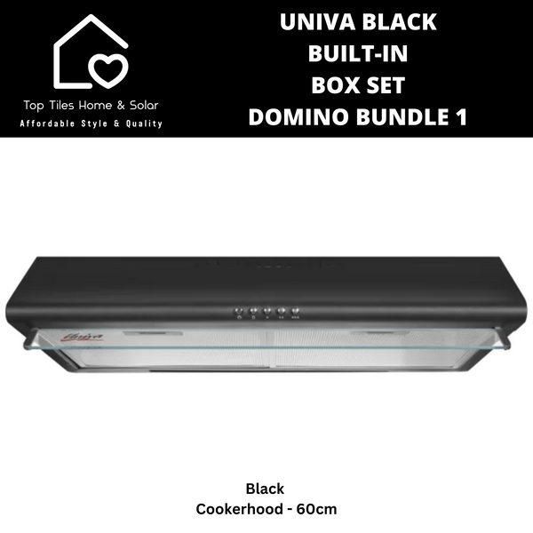 Univa Black Built-in Box Set - Domino Bundle 1