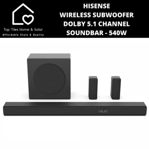 Hisense Wireless Subwoofer Dolby 5.1 Channel Soundbar - 540W