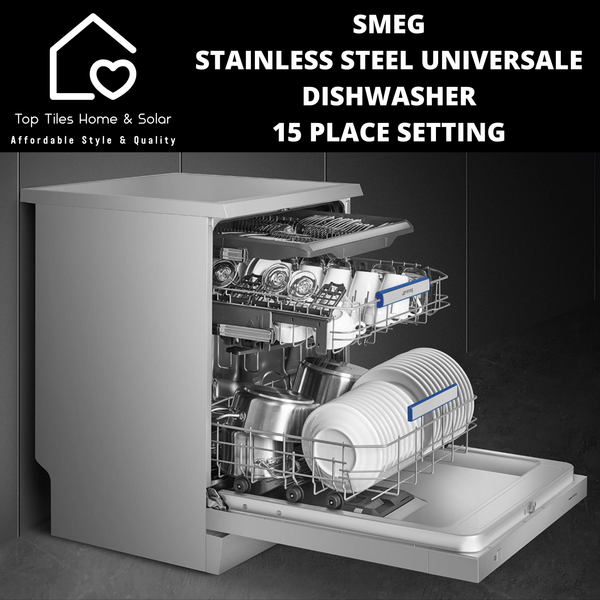 Smeg Stainless Steel Universale Dishwasher - 15 Place Setting