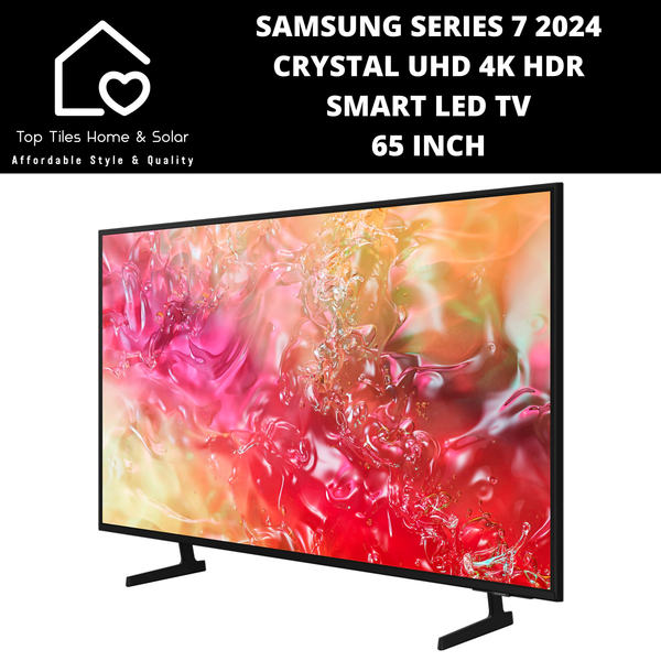 Samsung Series 7 2024 - Crystal UHD 4K HDR Smart LED TV - 65 Inch