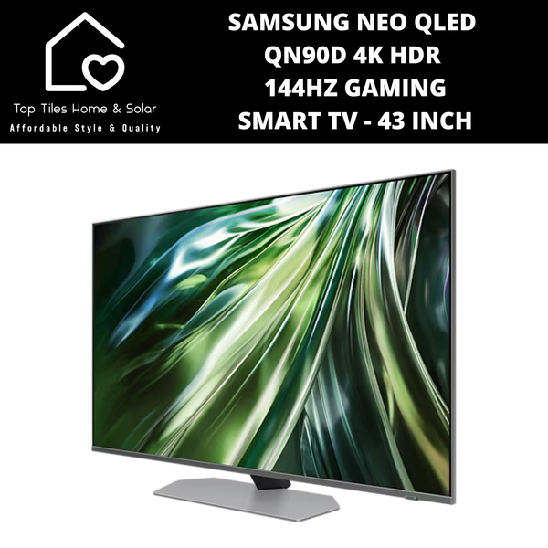 Samsung Neo QLED QN90D 4k HDR 144Hz Gaming Smart TV - 43 Inch