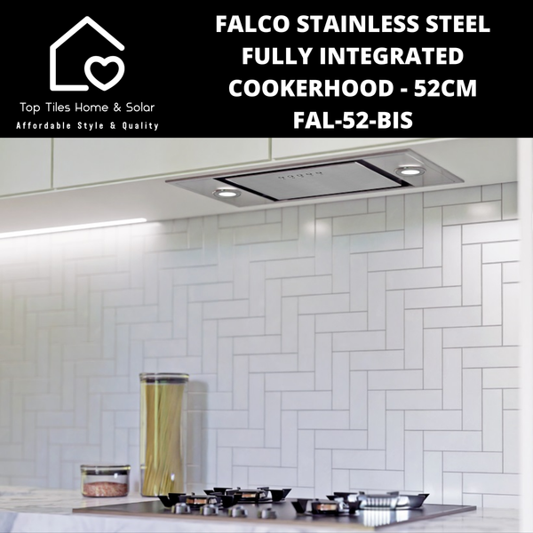 Falco Stainless Steel Fully Integrated Cookerhood - 52cm FAL-52-BIS