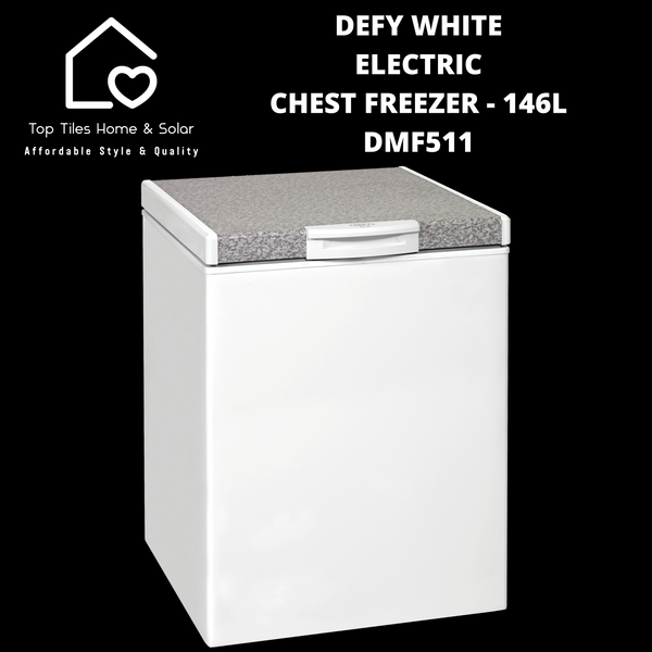 Defy White Electric Chest Freezer - 146L DMF511