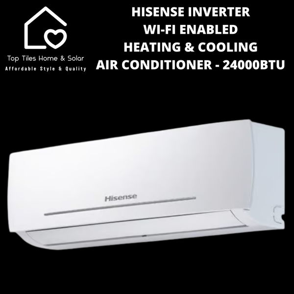 Hisense Inverter Wi-Fi Enabled Heating & Cooling Air Conditioner - 24000BTU