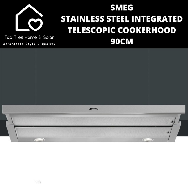 Smeg Stainless Steel Integrated Telescopic Cookerhood - 90cm