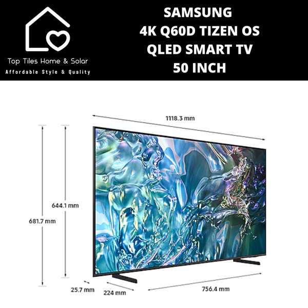 Samsung 4K Q60D Tizen OS QLED Smart TV - 50 Inch