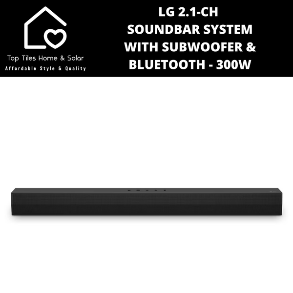 LG 2.1-Ch Soundbar System with Subwoofer & Bluetooth - 300W