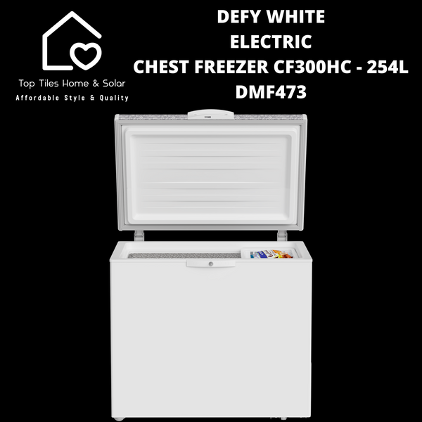 Defy White Electric Chest Freezer CF300HC - 254L DMF473