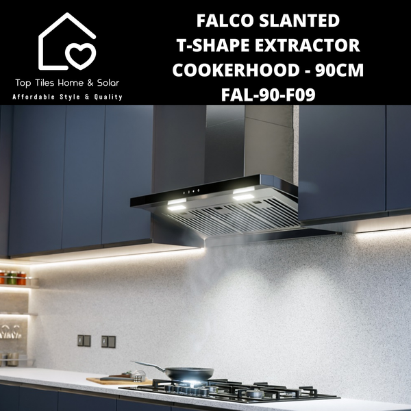 Falco Slanted T-Shape Extractor Cookerhood - 90cm FAL-90-F09