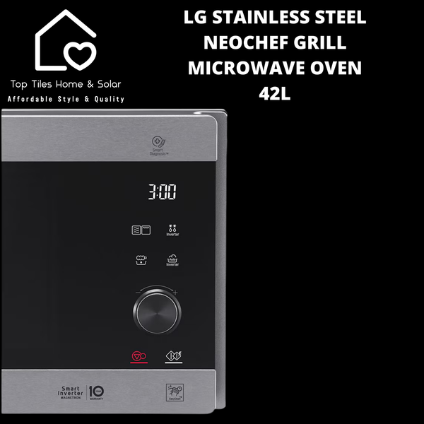 LG Stainless Steel NeoChef Grill Microwave Oven - 42L