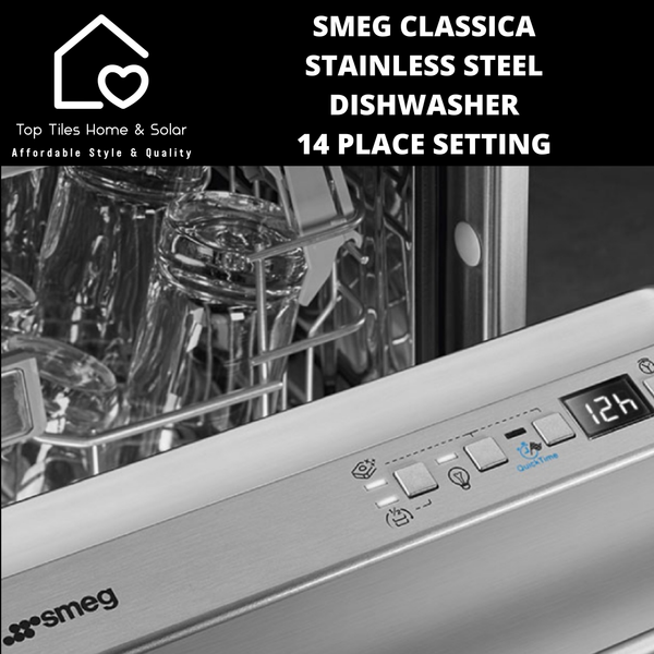 Smeg Classica Stainless Steel Dishwasher - 14 Place Setting