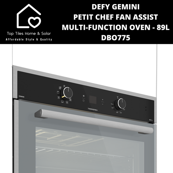 Defy Gemini Petit Chef Multi-Function Oven - 89L DBO775