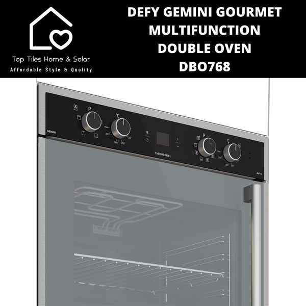 Defy Gemini Gourmet Multifunction Double Oven - DBO768