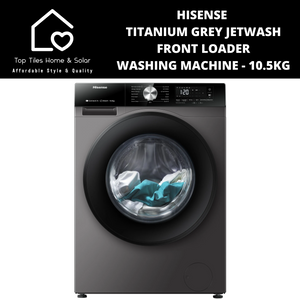 Hisense Titanium Grey JetWash Front Loader Washing Machine - 10.5kg